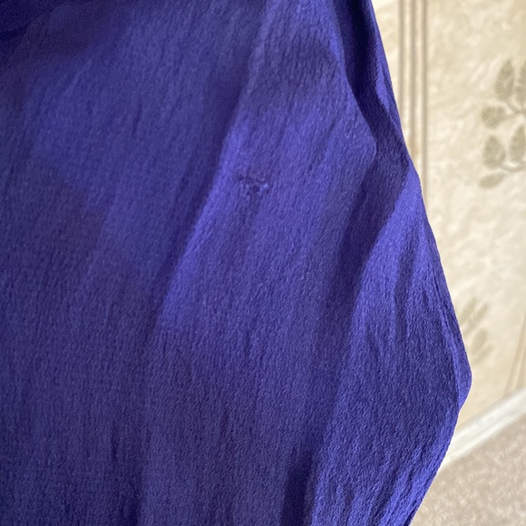 ANTHROPOLOGIE EDME &  ESYLLTE deep blue sleeveless mini dress size M *see pics - Picture 4 of 6